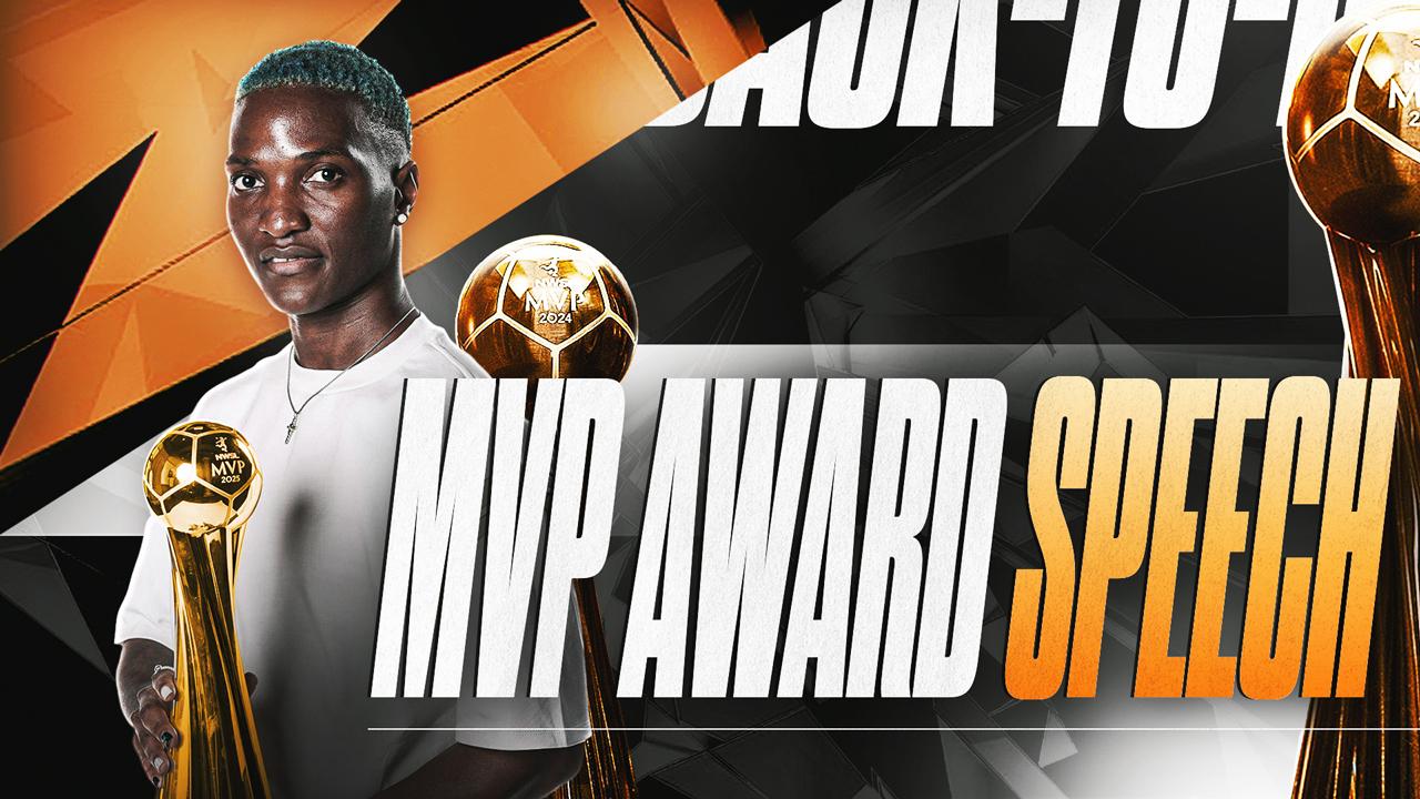 Victory+ - 2025 NWSL MVP Speech