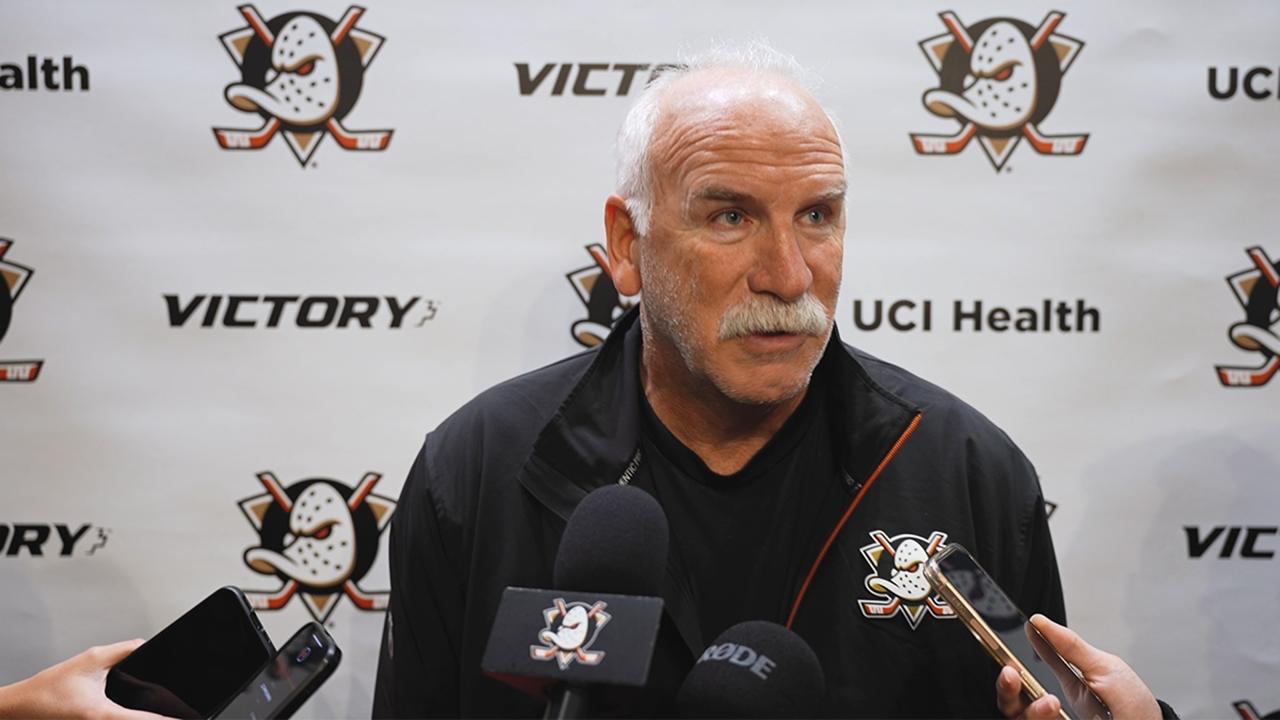 Victory+ - Ducks Morning Skate: Joel Quenneville