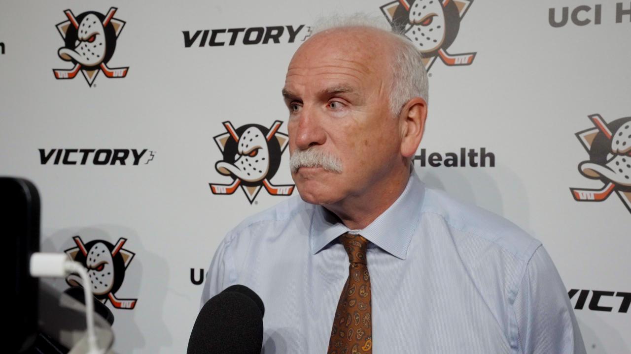 Victory+ - Ducks Post Game: Joel Quenneville