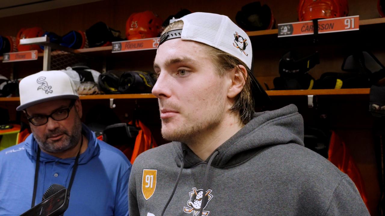 Victory+ - Ducks Post Game: Leo Carlsson