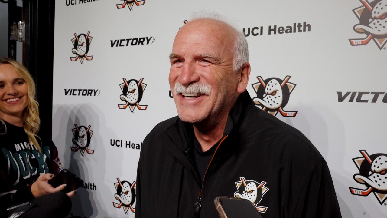 Victory+ - Ducks Morning Skate: Coach Quenneville