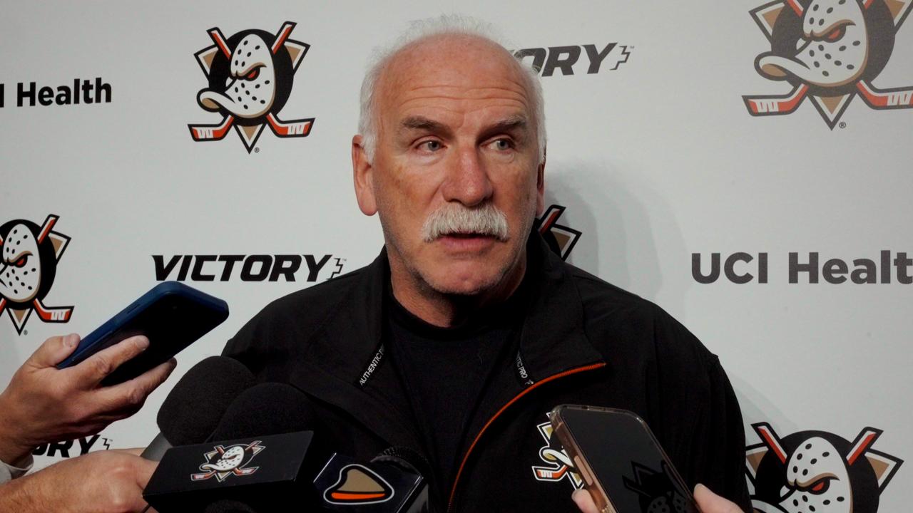 Victory+ - Ducks Morning Skate: Coach Quenneville