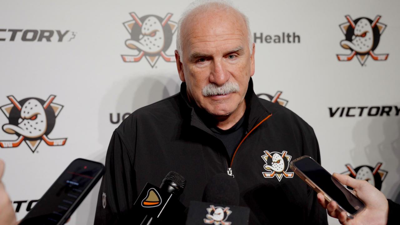 Victory+ - Ducks Morning Skate: Coach Quenneville