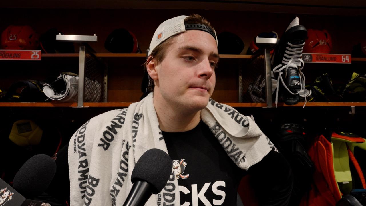 Victory+ - Ducks Post Game: Leo Carlsson