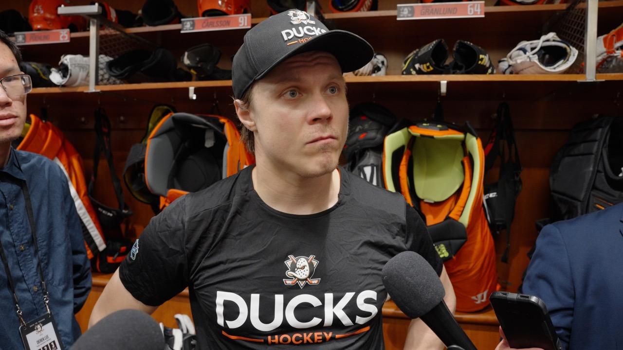 Victory+ - Ducks Post Game: Mikael Granlund