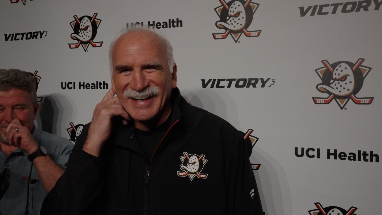 Victory+ - Ducks Morning Skate: Coach Quenneville