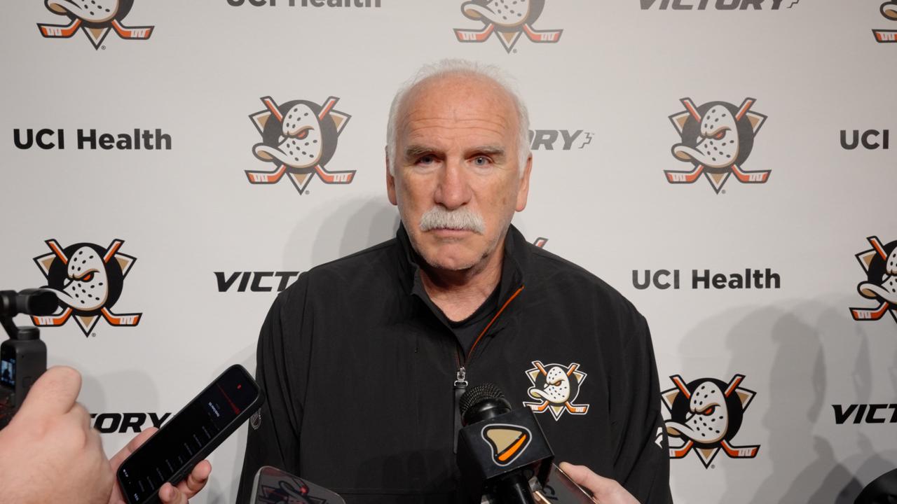 Victory+ - Ducks Morning Skate: Coach Quenneville