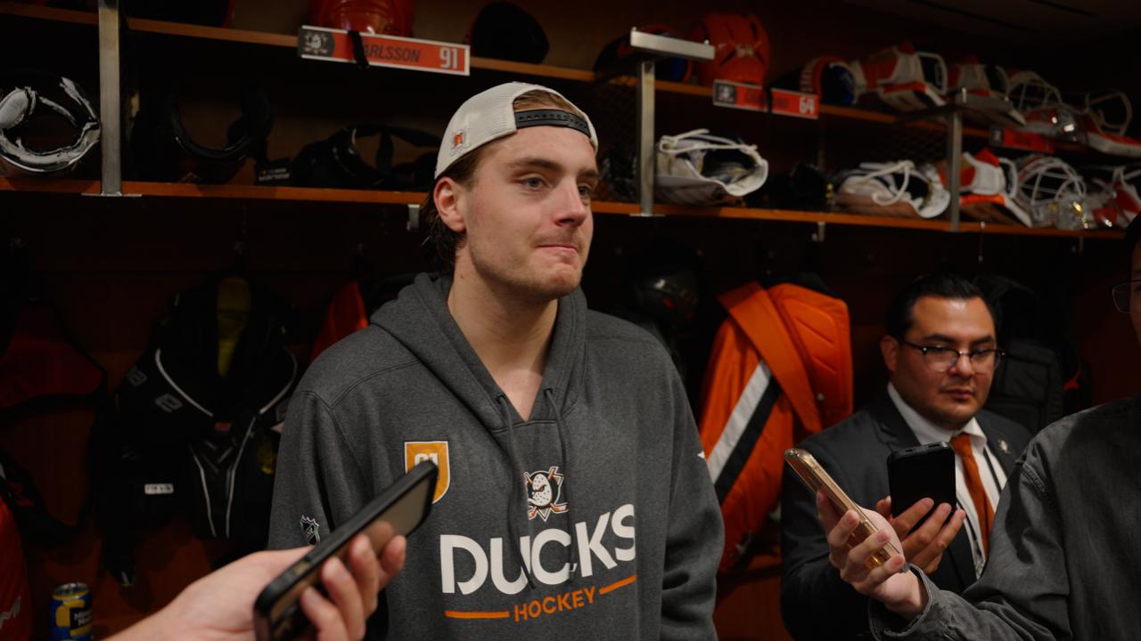 Victory+ - Ducks Post Game: Leo Carlsson