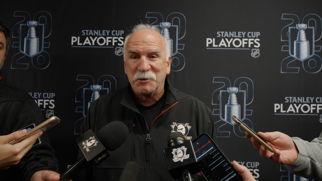 Victory+ - Ducks Practice: Coach Quenneville