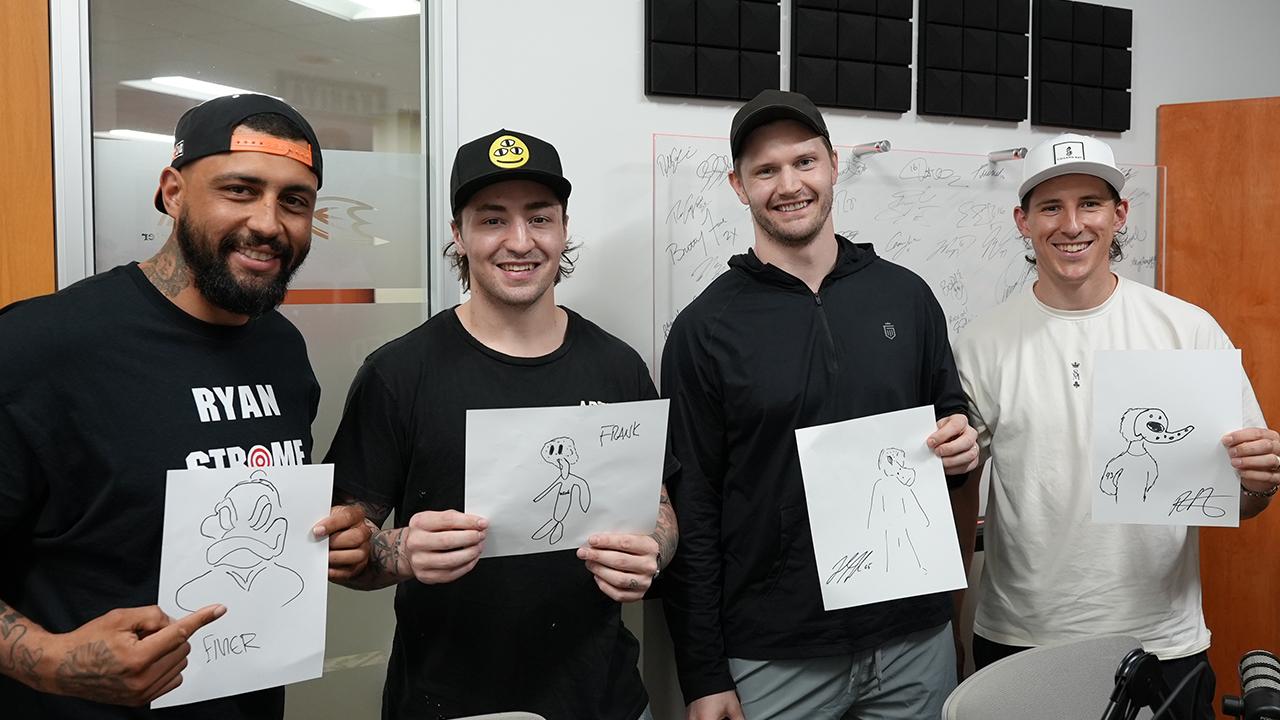 Victory+ - The Players Lounge with Ryan Strome, Jacob Trouba and Frank Vatrano