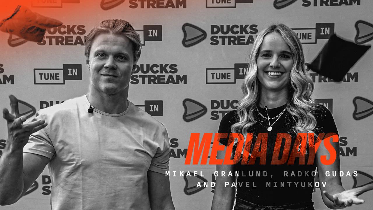 Victory+ - Anaheim Ducks Media Days: Mikael Granlund, Radko Gudas and Pavel Mintyukov