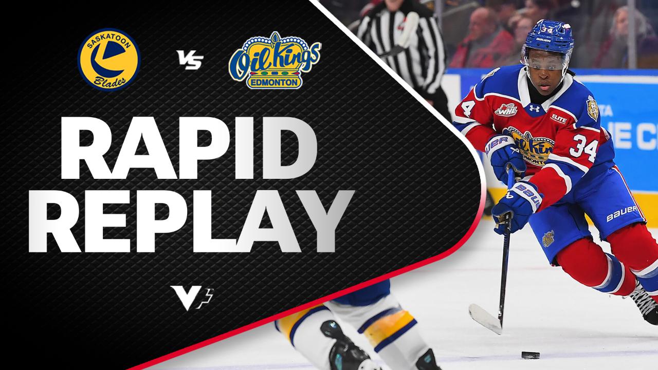 Victory+ - Rapid Replay: Round 1 Game 2 - Saskatoon @ Edmonton 03/29