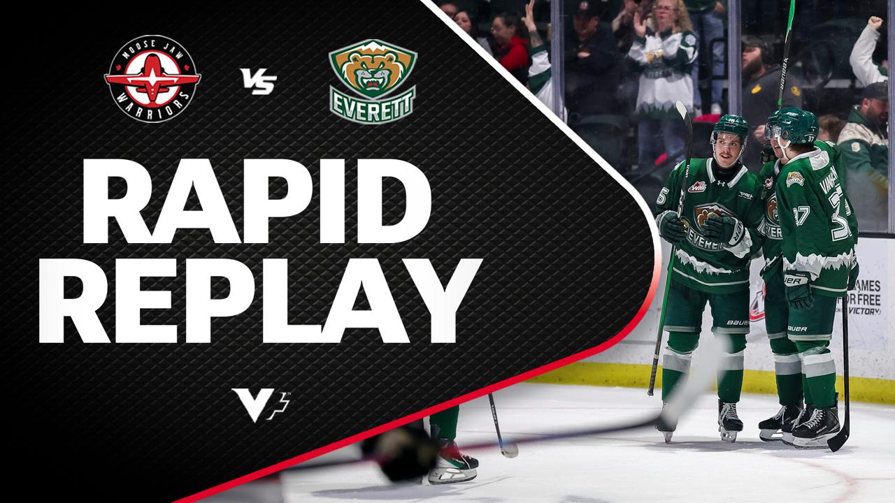 Victory+ - Rapid Replay: Moose Jaw at Everett 01/14