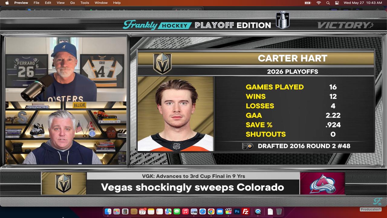 Victory+ - 05/27 Frankly Hockey