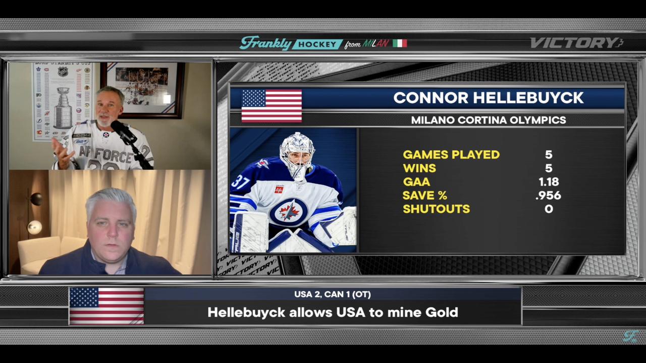 Victory+ - Connor Hellebuyck carries USA to Olympic gold