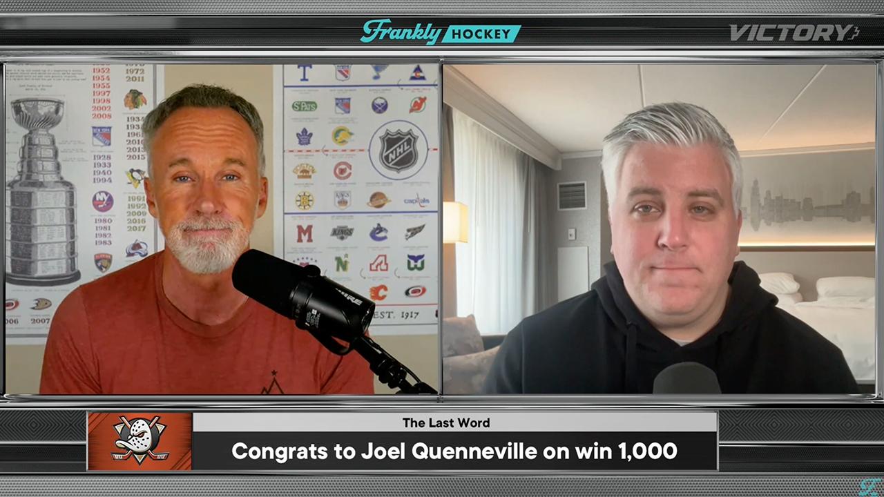 Victory+ - Congrats to Joel Quenneville on win 1,000