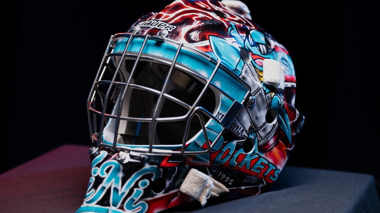 Victory+ - Rockets Goaltender Josh Banini breaksdown his mask