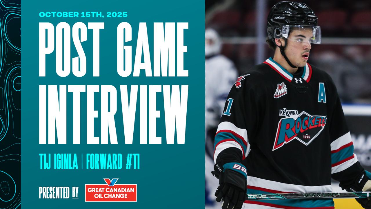 Victory+ - Post Game Interview: Tij Iginla 10/15