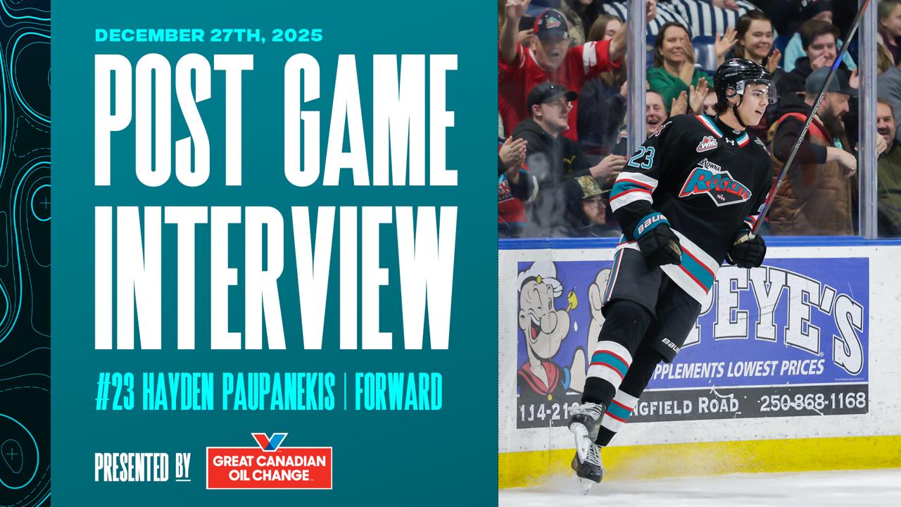 Victory+ - Post Game Interview: Hayden Paupanekis 12/27