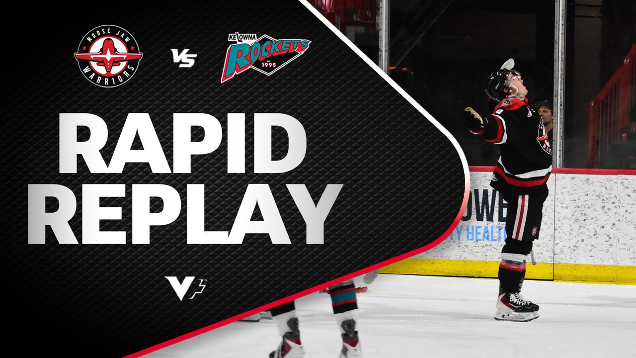 Victory+ - Rapid Replay: Kelowna Rockets at Moose Jaw 12/16