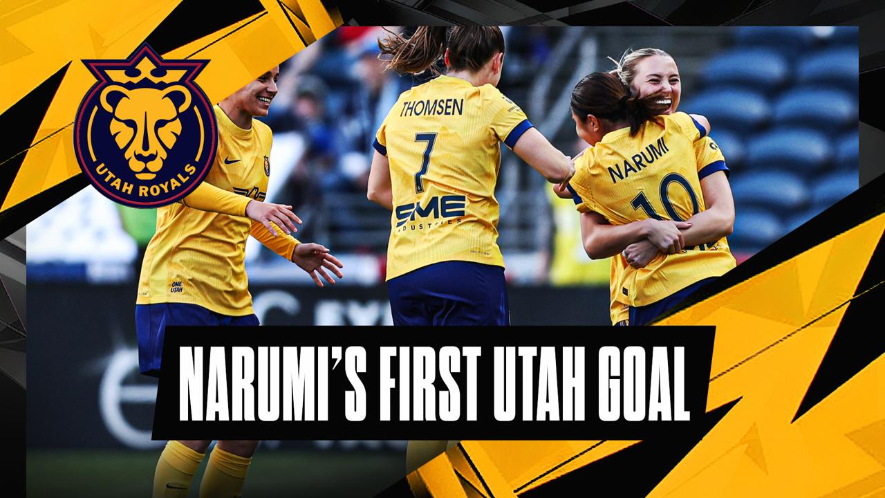 Victory+ - Narumi scores first Utah goal from long range