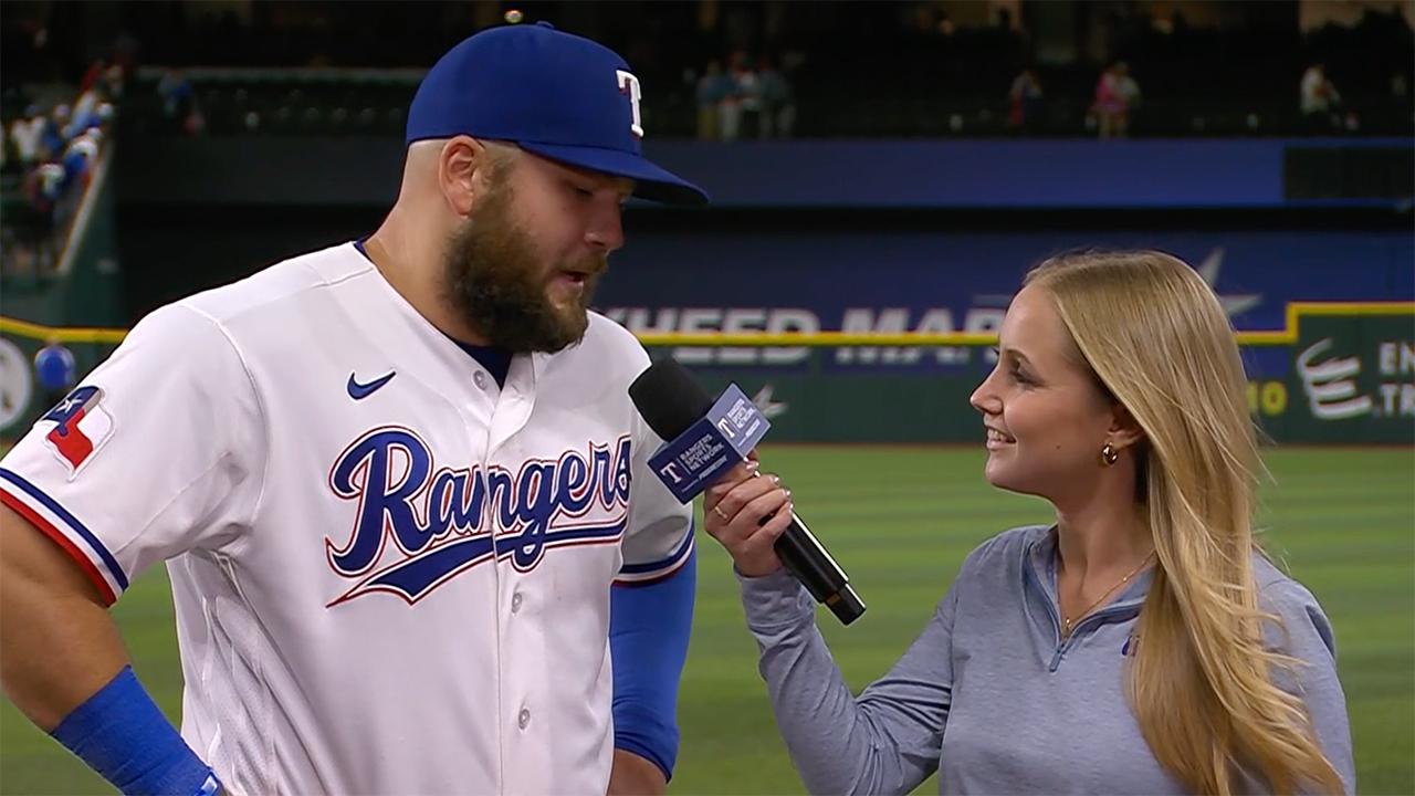 Victory+ - Jake Burger pushes Rangers to season-opening win over Seattle