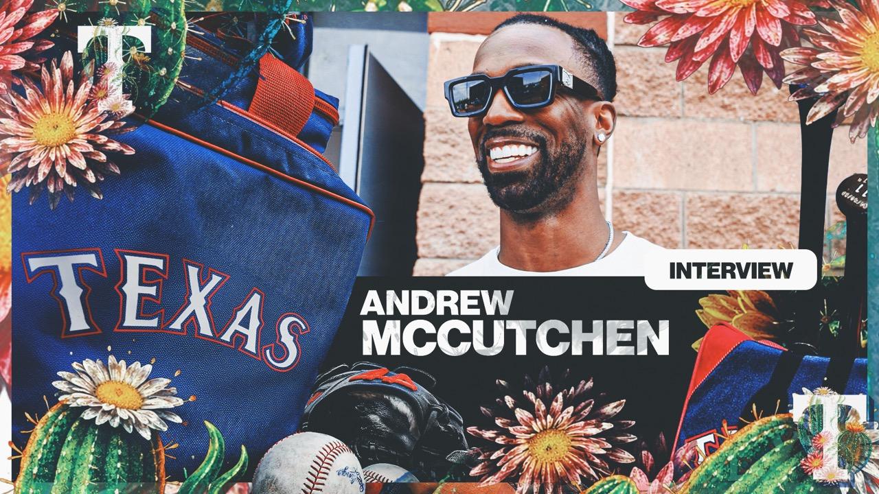 Victory+ - Andrew McCutchen makes Rangers spring debut