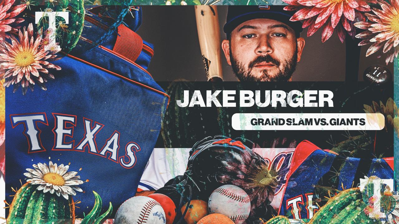 Victory+ - Jake Burger launches spring training grand slam