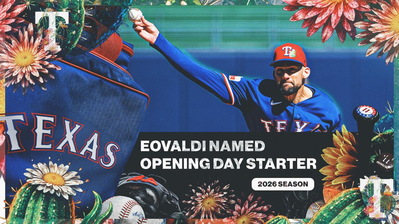 Victory+ - Nathan Eovaldi named 2026 Opening Day starter