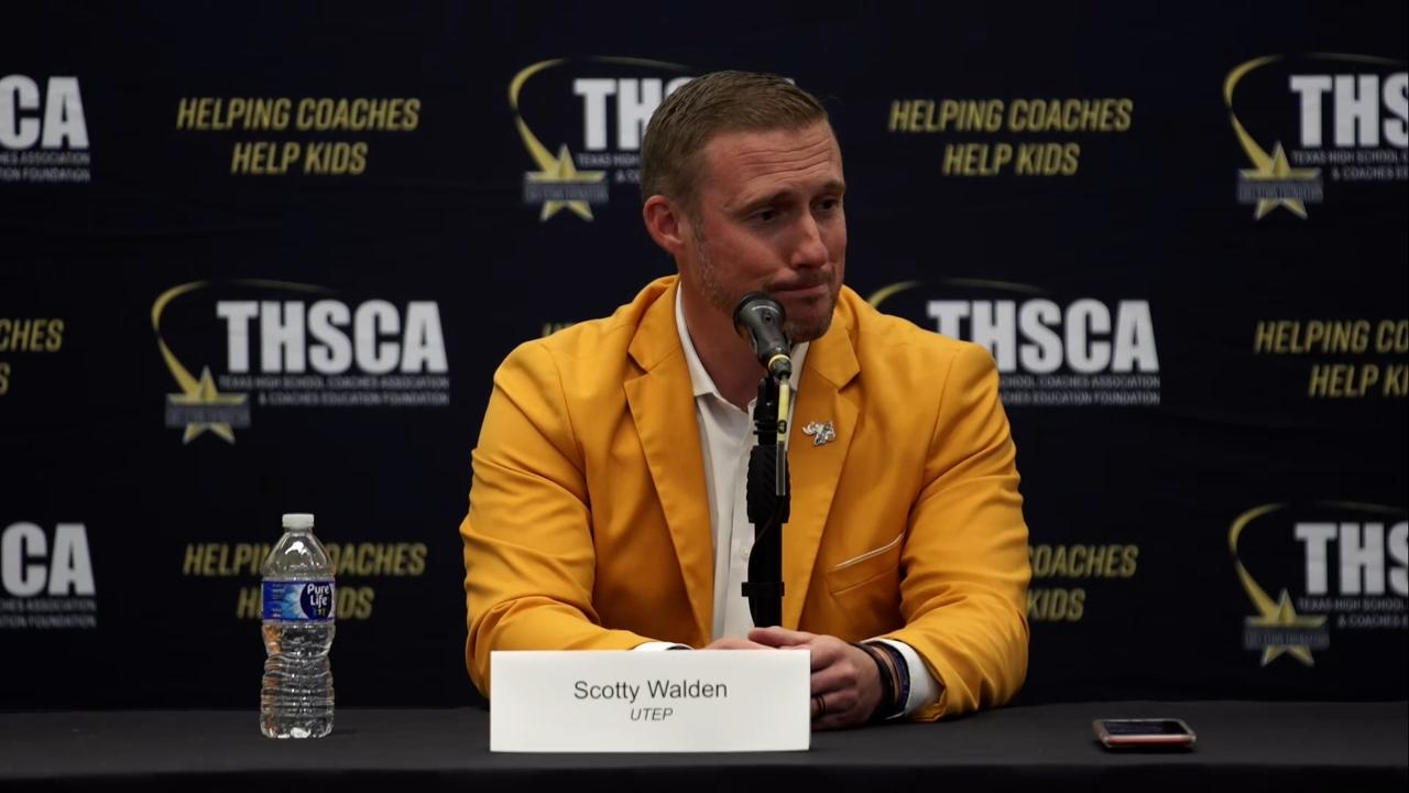 Victory+ - UTEP Head Coach Scotty Walden Presser
