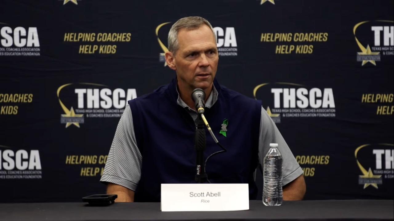 Victory+ - Rice Head Coach Scott Abell Presser