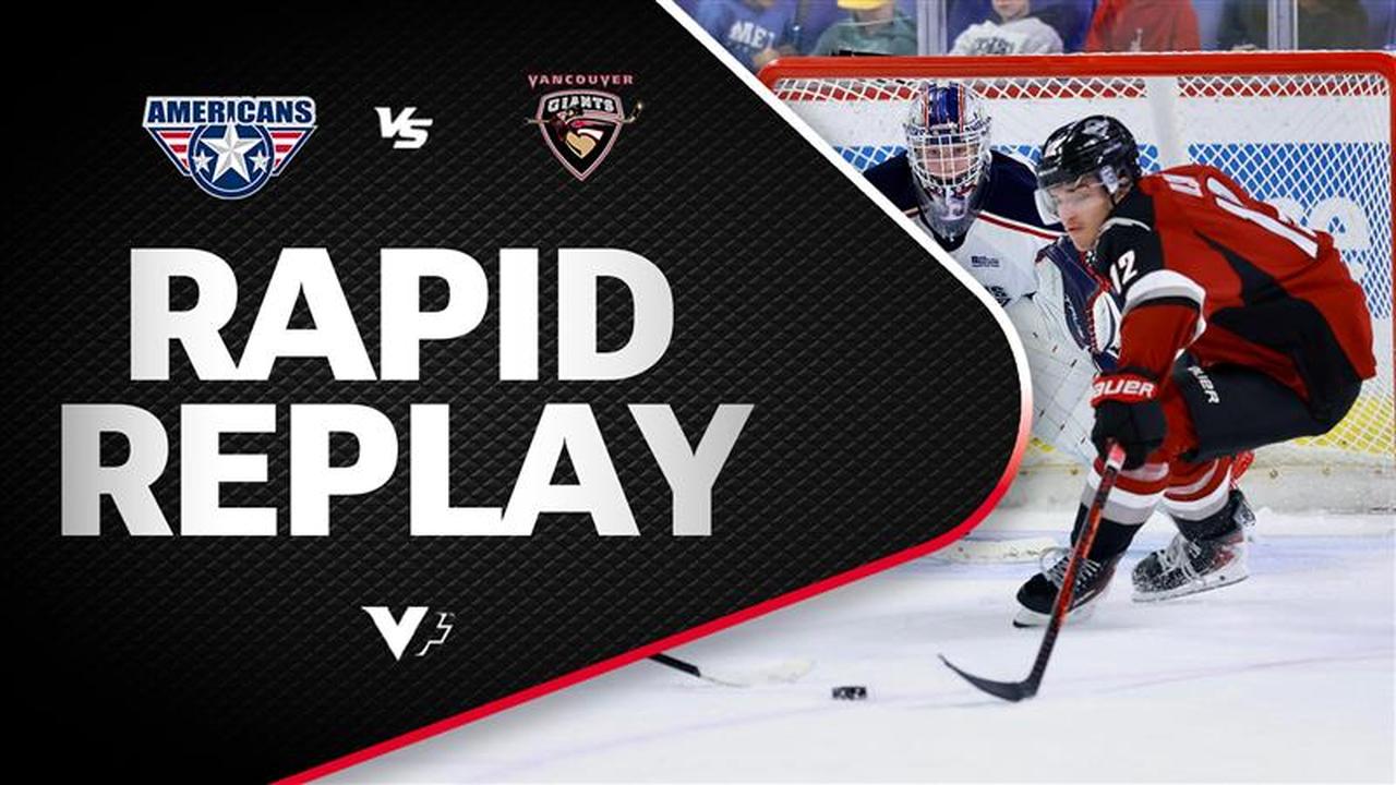 Victory+ - Rapid Replay: Tri-City at Vancouver 11/22