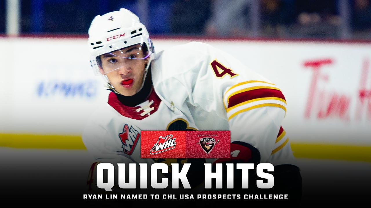 Victory+ - Ryan Lin named to CHL USA Prospects Challenge