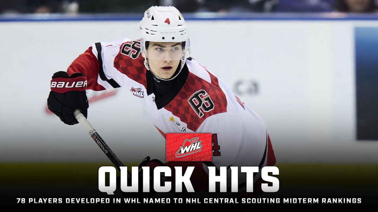 Victory+ - NHL Central Scouting releases it's Midterm Rankings