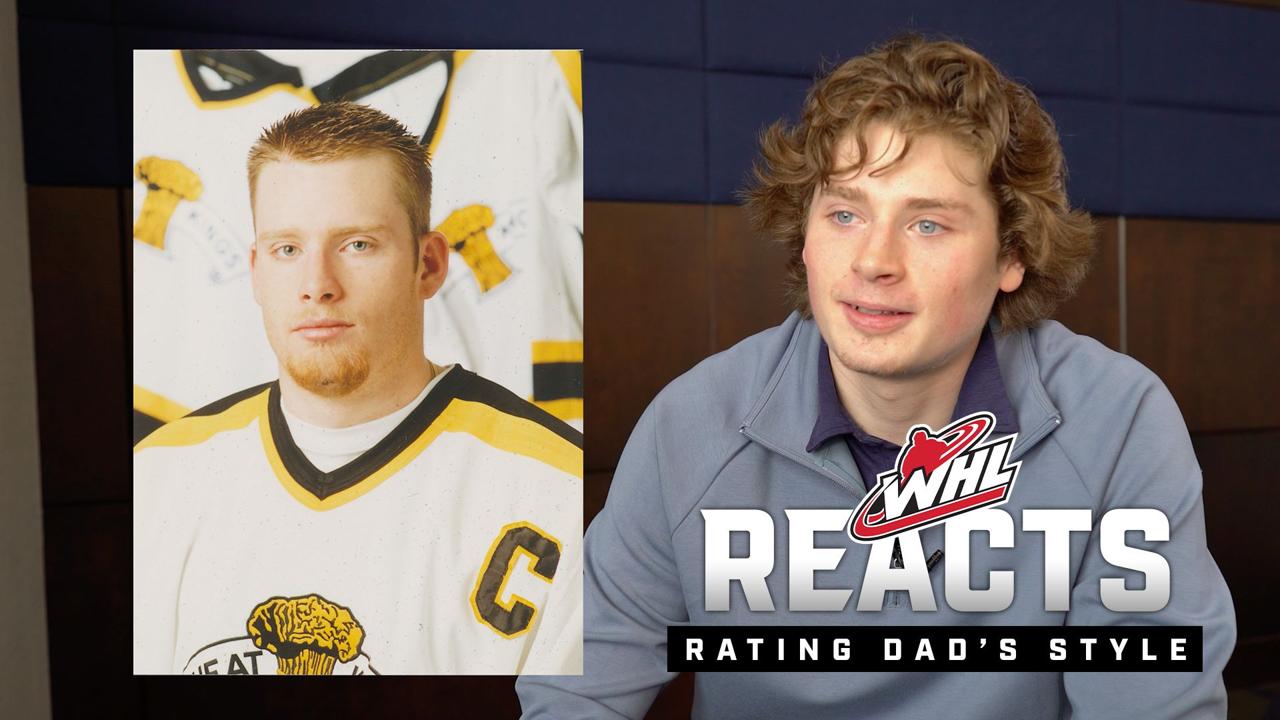 Victory+ - These WHLers were tasked with rating their dad's style during their time in the Western League