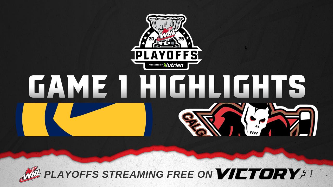 Victory+ - Saskatoon Blades at Calgary Hitmen - Game 1 || 2025 WHL Playoffs Highlights