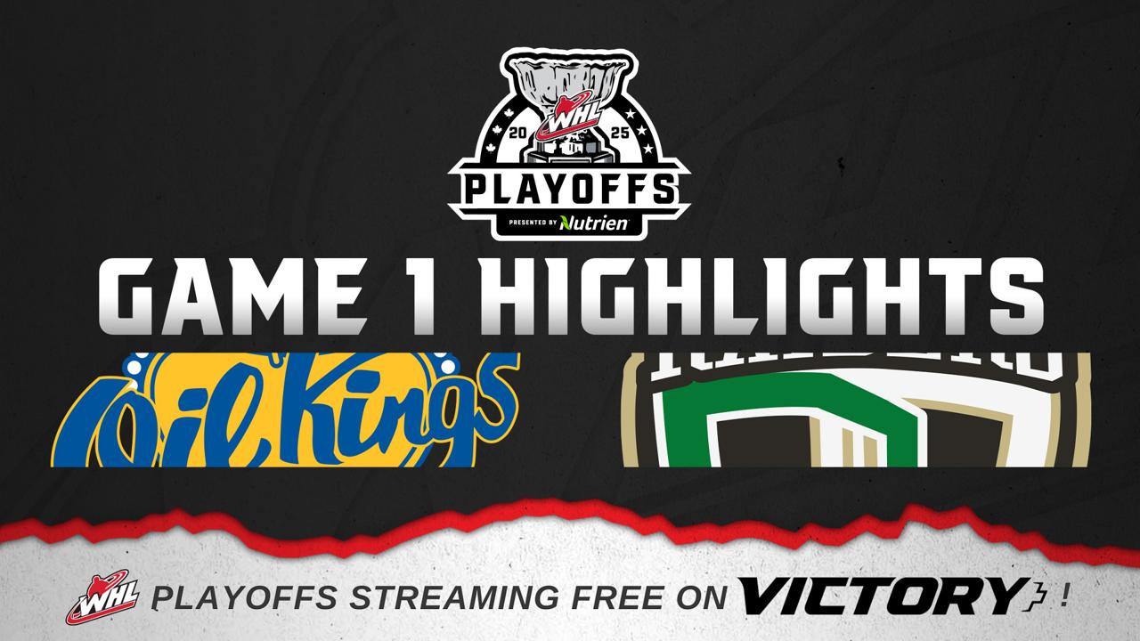 Victory+ - Edmonton Oil Kings at Prince Albert Raiders – Game 1 || 2025 WHL Playoffs Highlights