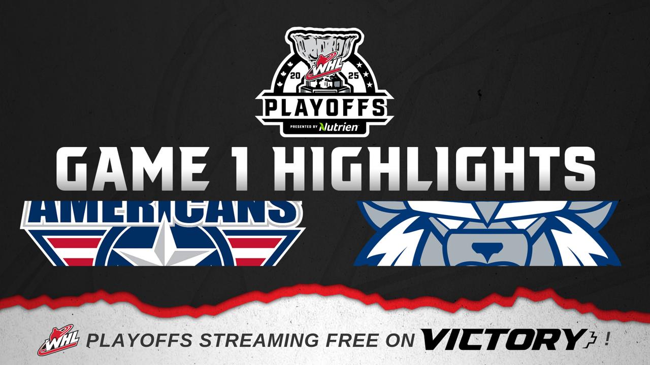 Victory+ - Tri-City Americans at Victoria Royals – Game 1 || 2025 WHL Playoffs Highlights