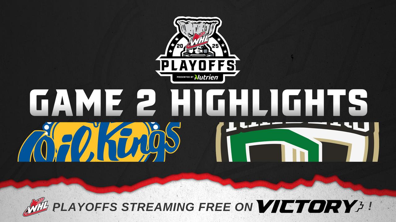 Victory+ - Edmonton Oil Kings at Prince Albert Raiders – Game 2 || 2025 WHL Playoffs Highlights