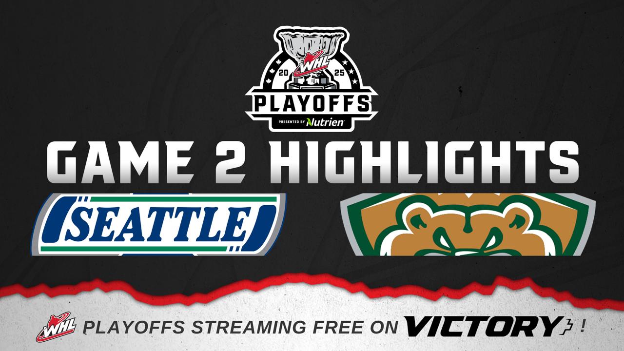 Victory+ - Seattle Thunderbirds at Everett Silvertips – Game 2 || 2025 WHL Playoffs Highlights