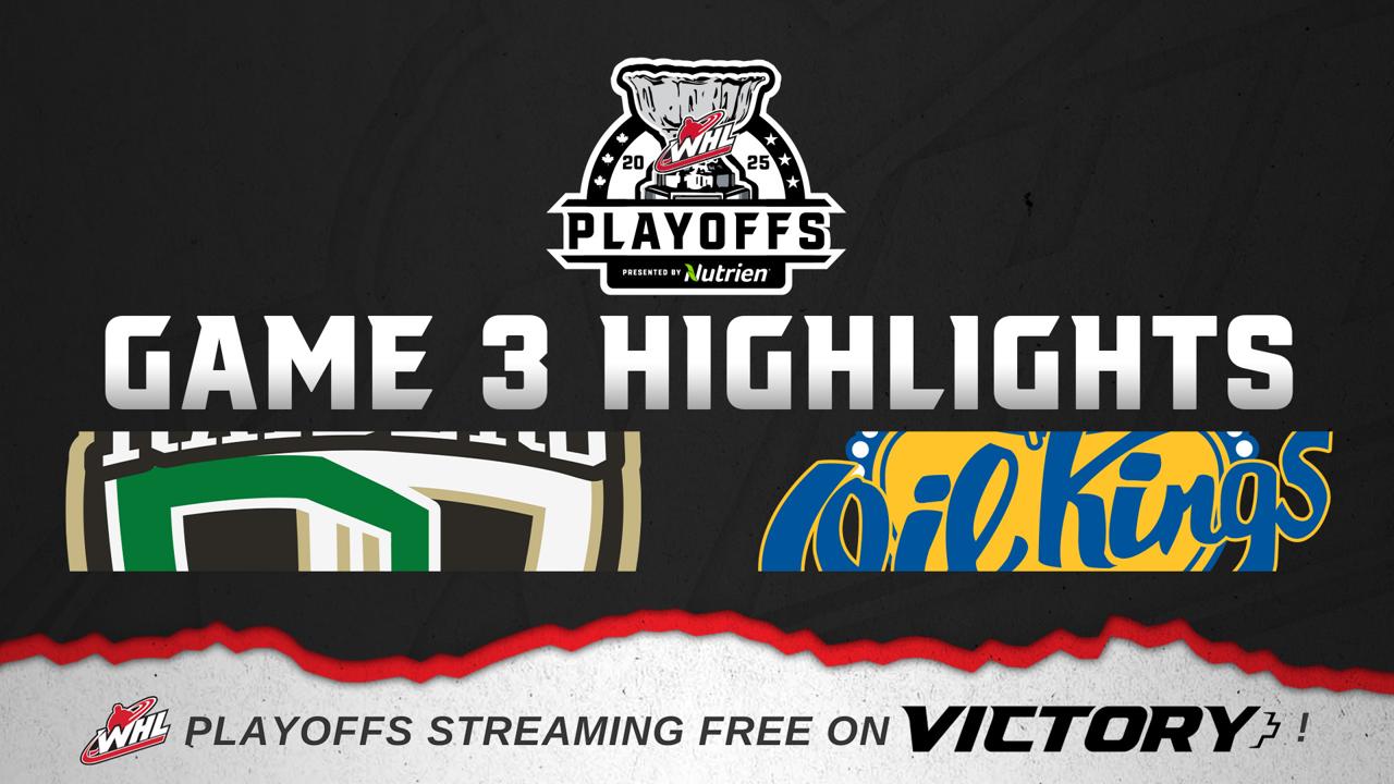 Victory+ - Prince Albert Raiders at Edmonton Oil Kings – Game 3 || 2025 WHL Playoffs Highlights