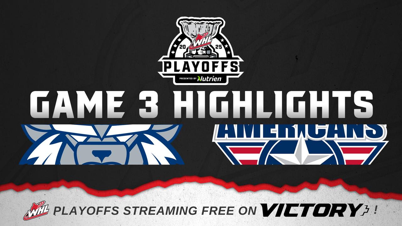 Victory+ - Victoria Royals at Tri-City Americans – Game 3 || 2025 WHL Playoffs Highlights