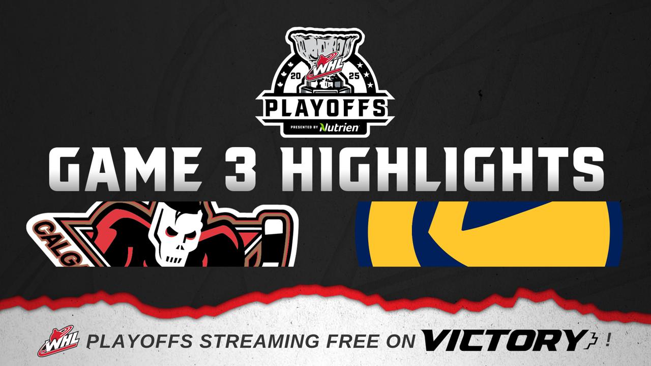 Victory+ - Calgary Hitmen at Saskatoon Blades – Game 3 || 2025 WHL Playoffs Highlights