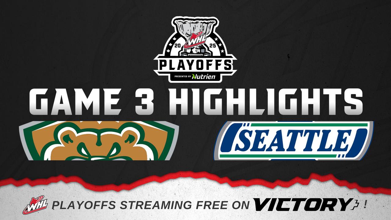 Victory+ - Everett Silvertips at Seattle Thunderbirds – Game 3 || 2025 WHL Playoffs Highlights
