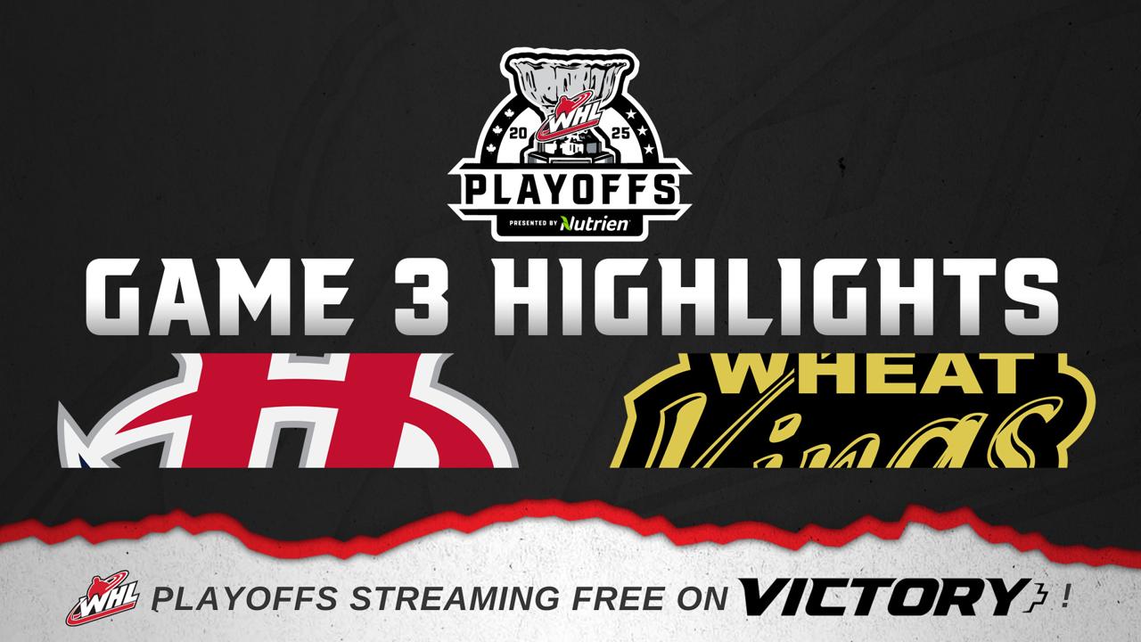Victory+ - Lethbridge Hurricanes at Brandon Wheat Kings – Game 3 || 2025 WHL Playoffs Highlights