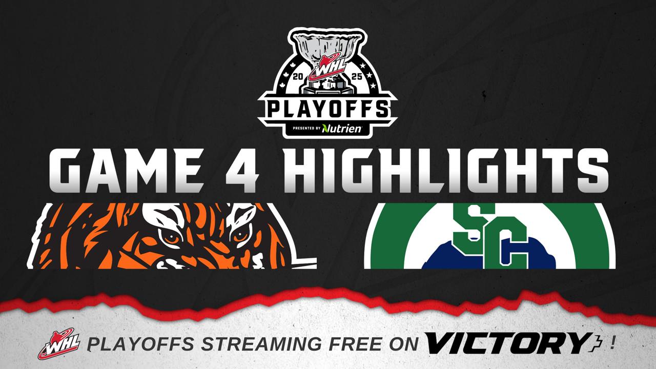Victory+ - Medicine Hat Tigers at Swift Current Broncos – Game 4 || 2025 WHL Playoffs Highlights