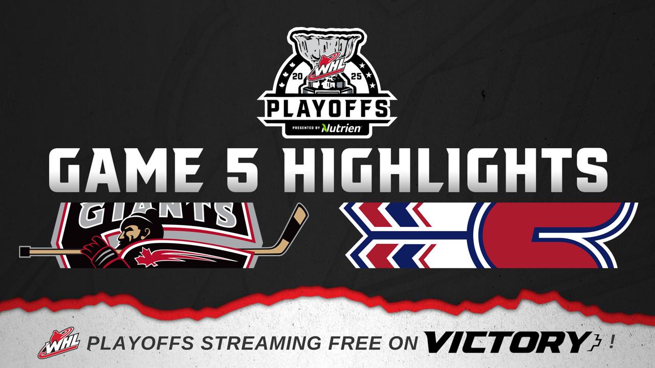 Victory+ - Vancouver Giants at Spokane Chiefs – Game 5 || 2025 WHL Playoffs Highlights