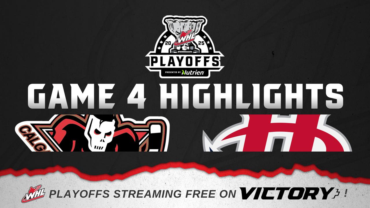 Victory+ - Calgary Hitmen at Lethbridge Hurricanes – Game 4 || 2025 WHL Playoffs Highlights