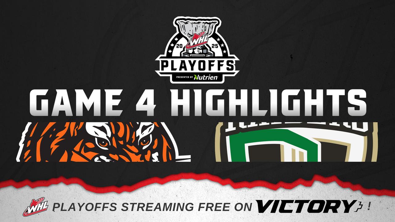 Victory+ - Medicine Hat Tigers at Prince Albert Raiders – Game 4 || 2025 WHL Playoffs Highlights