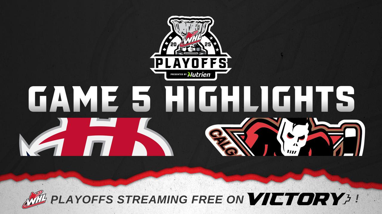 Victory+ - Lethbridge Hurricanes at Calgary Hitmen – Game 5 || 2025 WHL Playoffs Highlights